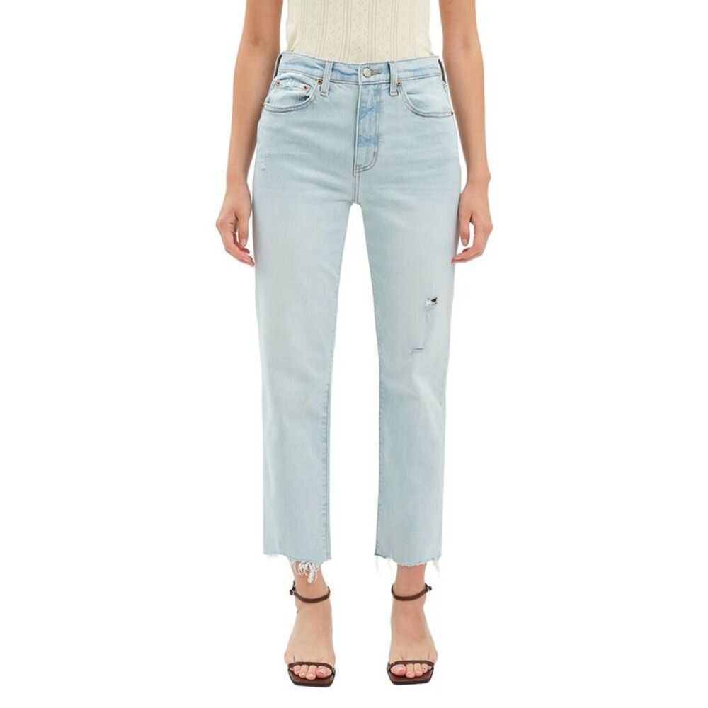 Daze Denim Womens  Straight Up Swoon Vintage Straight Leg Jean
